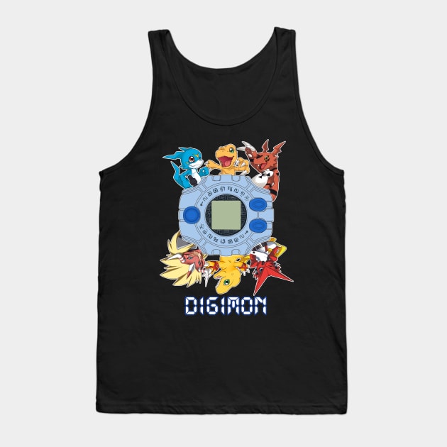 Digimon seasons Tank Top by sarahchibi